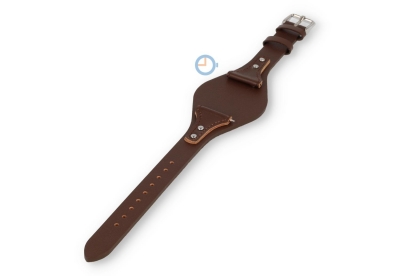 Universal Fossil ES3907 watch strap - leather darkbrown