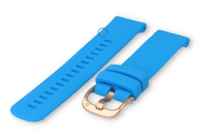 Flexible sports strap 18mm - light blue