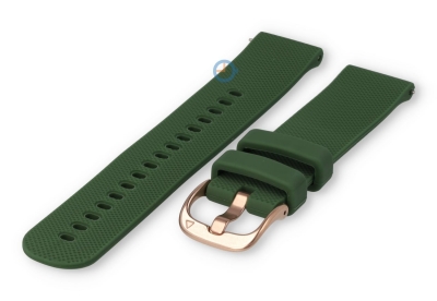 Flexible sports strap 18mm - forest green