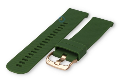 Flexible sports strap 22mm - forest green