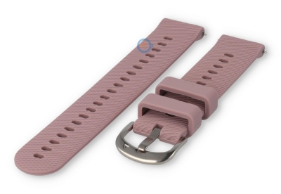 18mm silicon strap: dusky pink