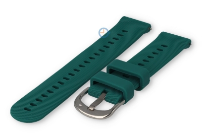 18mm silicon strap: frosted green