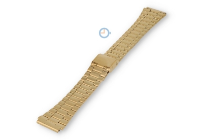 Casio F-91W strap stainless steel - gold