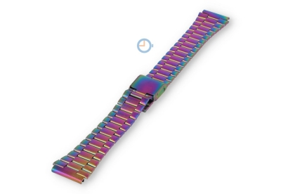 Casio F-91W strap stainless steel - oil
