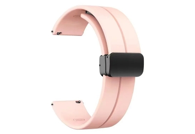Durable silicone strap 18mm - pale pink
