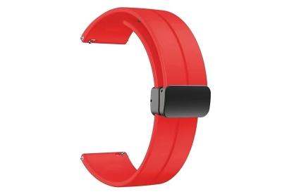 Durable silicone strap 16mm - red