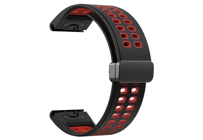Garmin Fenix 7x sports wristband - black/red