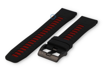 Garmin Descent G1 strap - black/red