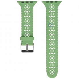 Apple watch strap - Green lace - 45mm