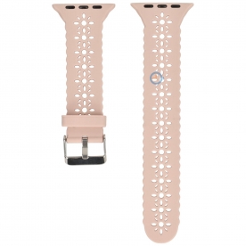 Apple watch bandje - roze kant - 41mm