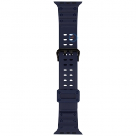 Casio style Apple watch strap - 45mm - Blue