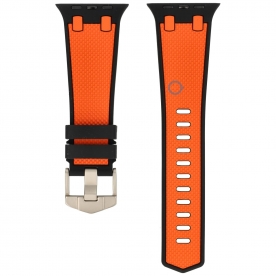 AP Style strap for Apple Watch 45mm - Black Orange